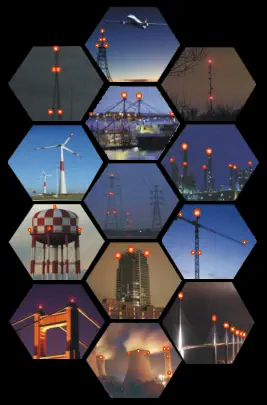 RED LED Aviation Lights