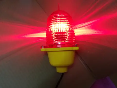 AC and 10cd RED LED Solar SABS Tested and SA CAA Approved